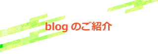 blogのご紹介